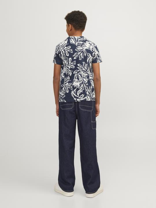 Actual product image Jack & Jones Jorlafayette Aop Tee Ss Crew Neck Jnr (152)
