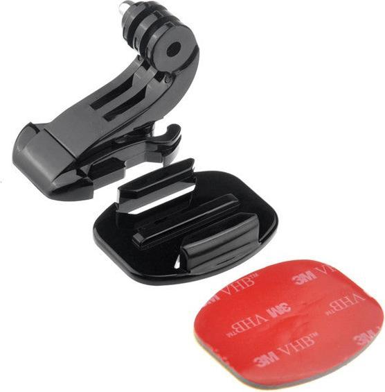 Actual product image Hermex HERO 5 / 4 / 3+ / 3 / 2 / 1 compatible J Hook Buckle Quick Release J-Adapter + Flat Bracket K... (1, 3, 4, hero 5)
