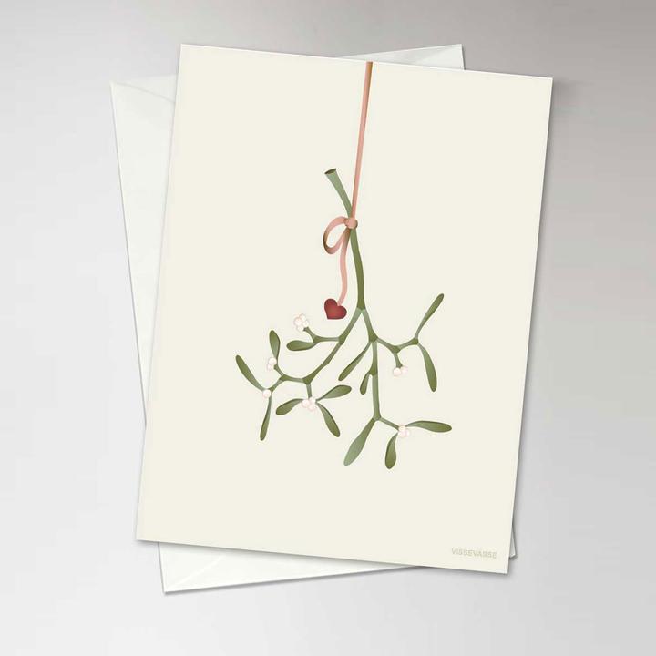 Produktbild Vissevasse Greeting card MISTLETOE (2 Stk.)