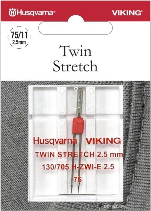 Produktbild Husqvarna Zwillingsnadel Stretch 75/11, Breite 2,5 mm