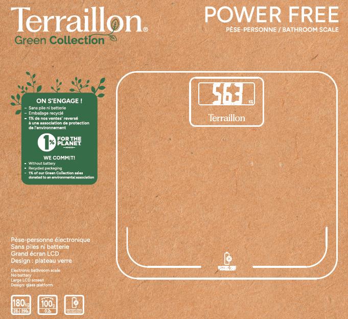 Image du produit Terraillon Gratuit en puissance (180 kg)