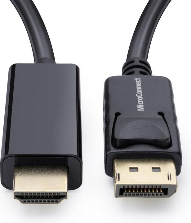 Immagine prodotto MicroConnect DisplayPort - HDMI (2 m, DisplayPort, HDMI)