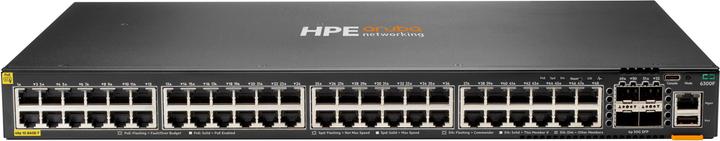 Produktbild HPE Aruba 6300F 48-port 1GbE PoE & 4-port SFP56 Managed L3 Gigabit Ethernet (10/100/1000) Power over (48 Ports)