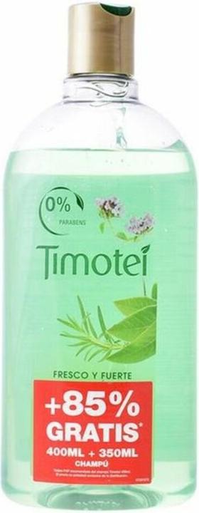 Immagine prodotto Timotei FRESCO Y FUERTE champú hierbas alpinas 750 ml (750 ml, Shampoo liquido)