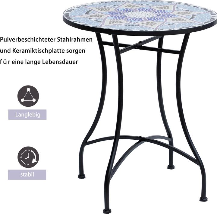 Image du produit Outsunny Table en mosaïque (60 cm)