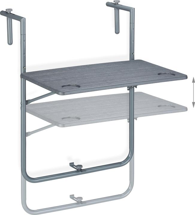 Actual product image Relaxdays Balcony hanging table (59.50 cm)
