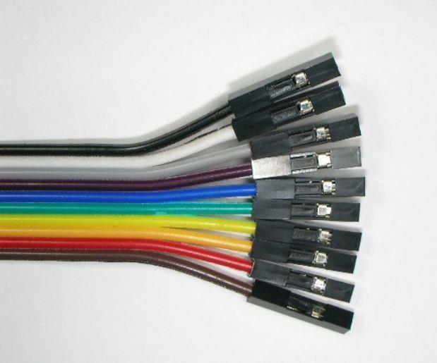 Play-Zone Jumperkabel (30cm) F/F 10 Stk. 26AWG