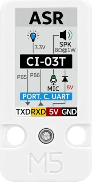 Image du produit M5Stack ASR Unit mit Offline Voice Module CI-03T