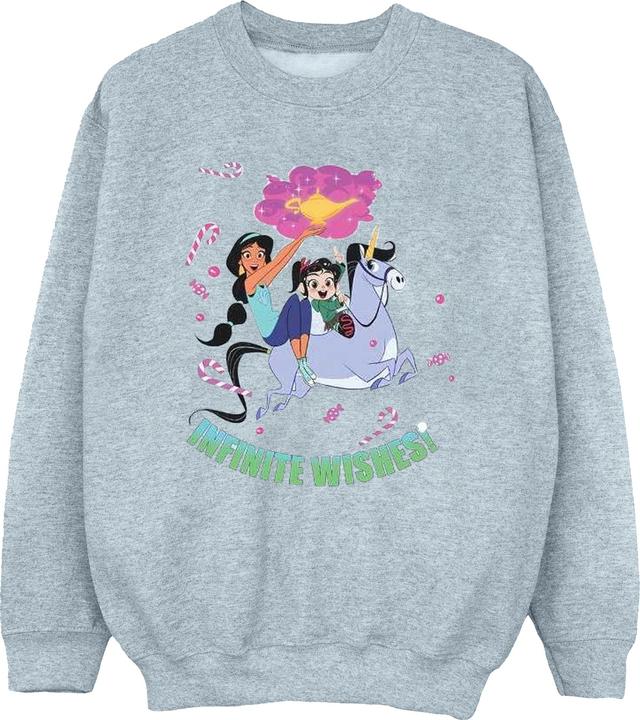 Disney Wreck It Ralph Jasmine And Vanellope Sweatshirt (S)