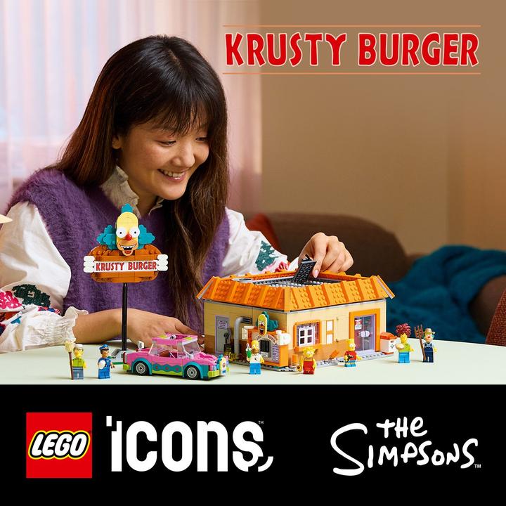Actual product image LEGO 10352 The Simpsons: Krusty Burger (10352, LEGO Icons)