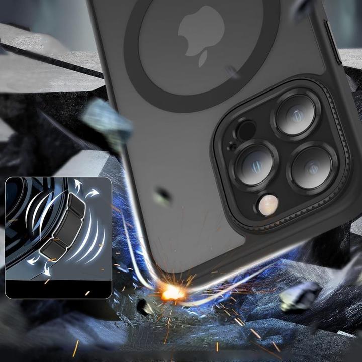 Image du produit Tech-Protect MagMat Cam+ MagSafe étui pour iPhone 15 Pro Max - noir mat (Apple iPhone 15 Pro Max)
