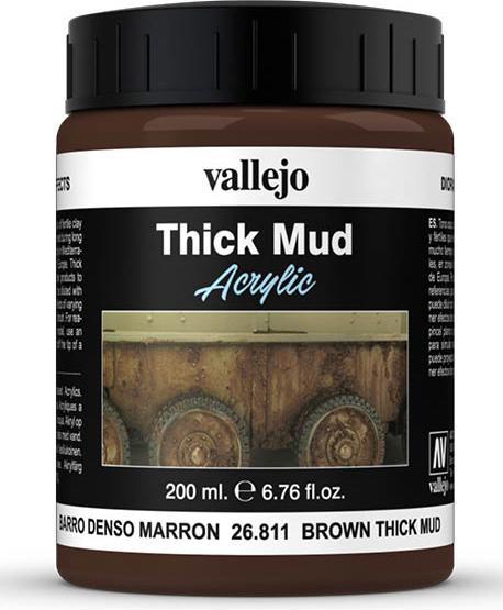 Produktbild AirbrushKing Brown Thick Mud 200ml - Vallejo