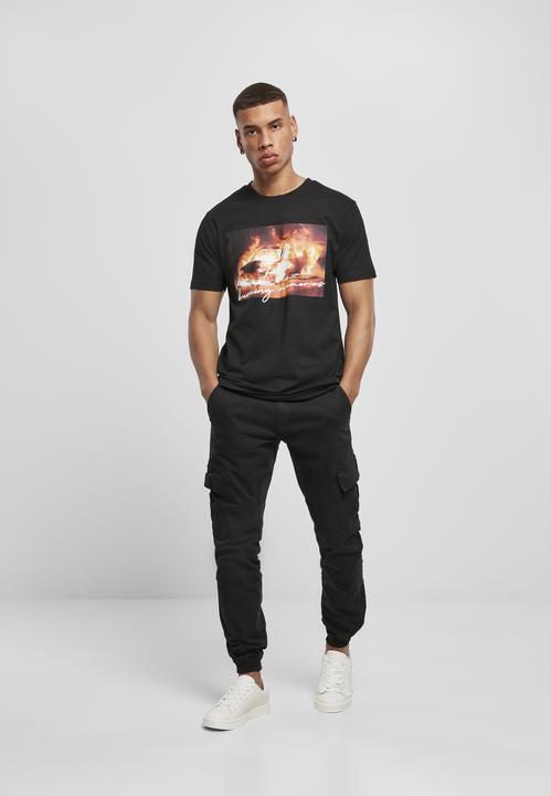 Actual product image Mister Tee Burning Car Tee (XXL)