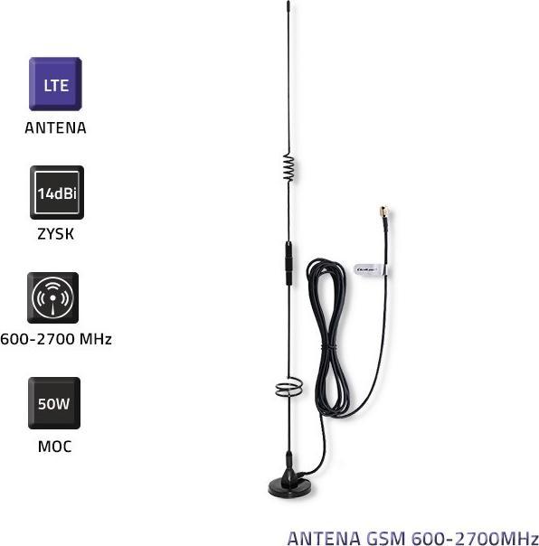 Image du produit Qoltec 57035 Antenne GSM 800-2100 MHz | Intérieur (GSM)