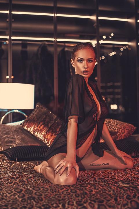 Produktbild Anais Déshabillé en tulle Velo - - S/M - Noir (S, M)