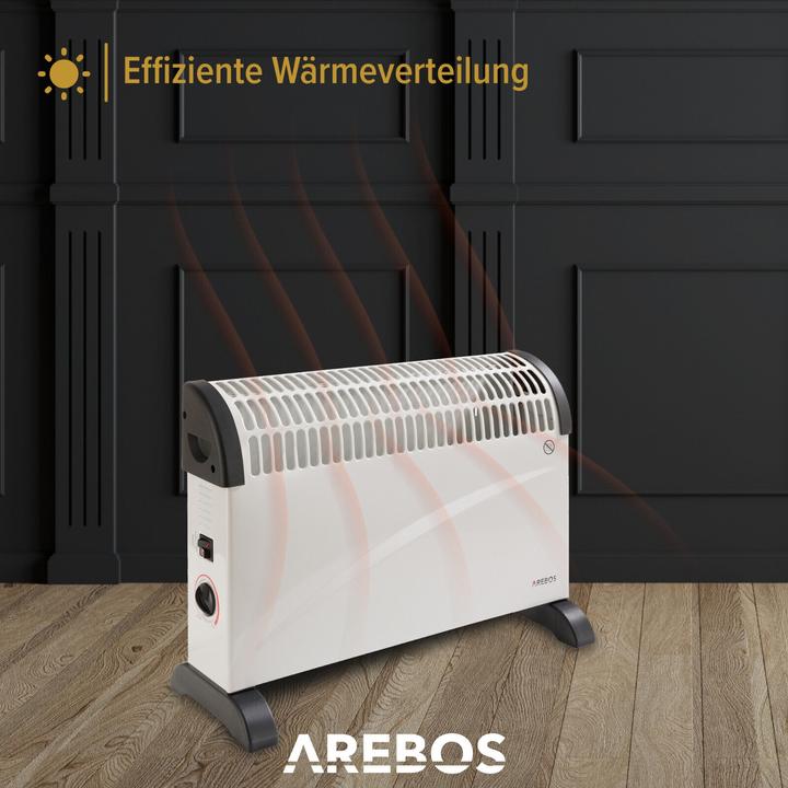 Produktbild Arebos Konvektor ohne Timer 2000 W (2000 W)