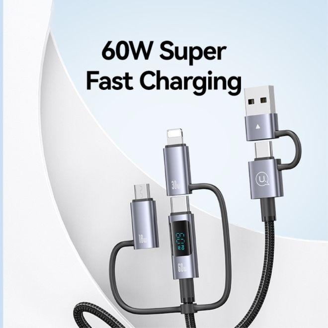 Actual product image Usams All in One Data Cable 60W (1.20 m, 60 W)