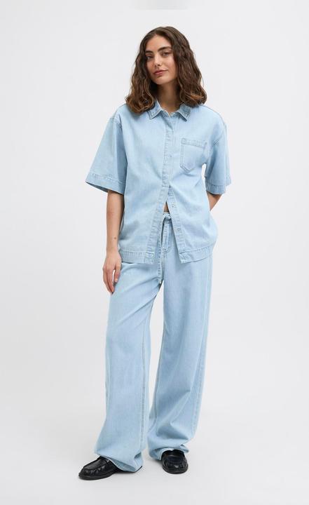Actual product image JJXX JXSURA WIDE MW LINEN BLEND JEANS DNM Weit geschnitten (W29/L32)