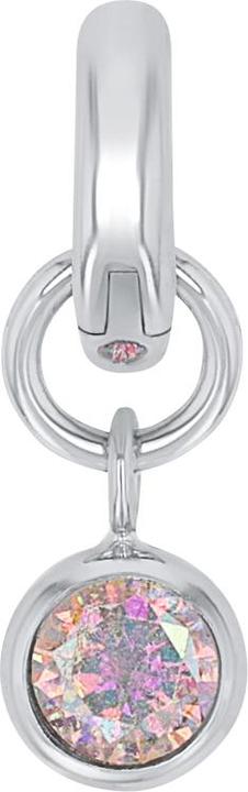 Amor Charms für Damen, 925 Sterling Silber, Zirkonia synth. | Juni (Silber 925)