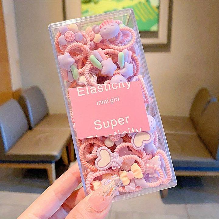 Immagine prodotto Activity Board 30pcs Adorabili fascette elastiche per capelli, fascette per capelli per ragazze, fascette per