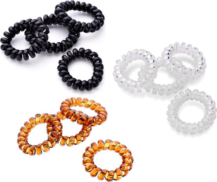 Immagine prodotto Trisa Capelli - Fascetta a spirale ECO trasparente (Elastico per capelli)