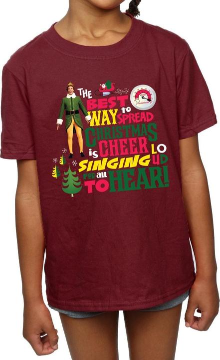 Elf Christmas Cheer TShirt Mädchen