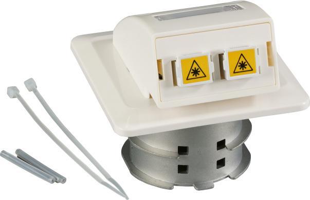 Produktbild EFB Elektronik FTTH-OUTLET-LC-OM3 Steckdose LC-D Weiss