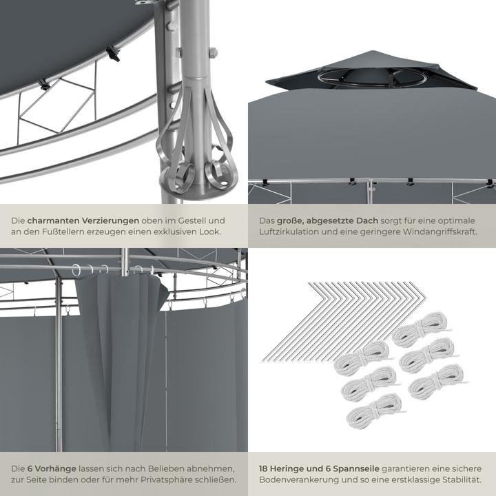 Image du produit tectake Siana (350 cm, 350 cm)