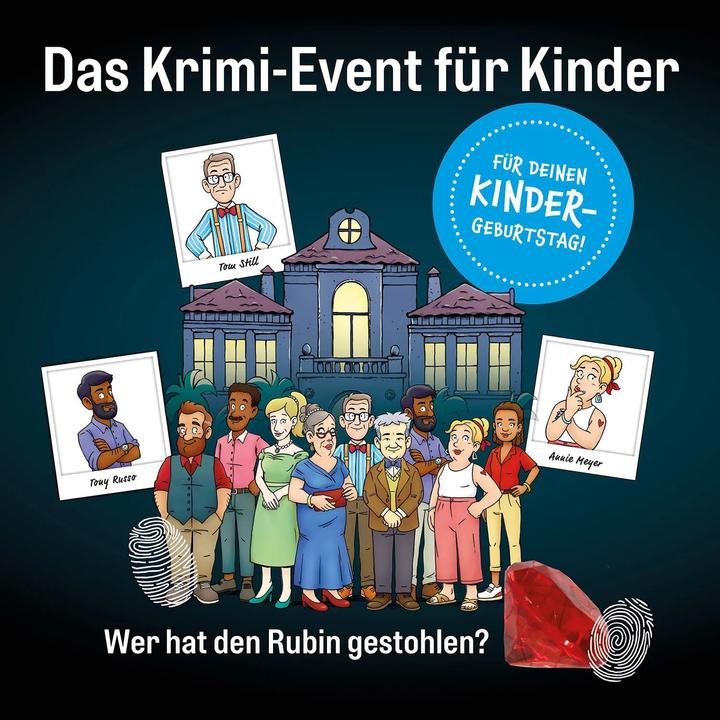 Produktbild Kosmos Rätsel-Party: Die drei??? Kids - Jagd nach dem Rubin (Deutsch)