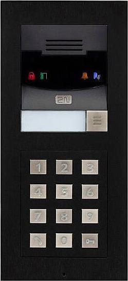 Produktbild 2N IP Türstation IP Verso Haupteinheit ohne Kamera schwarz (Kabellos)