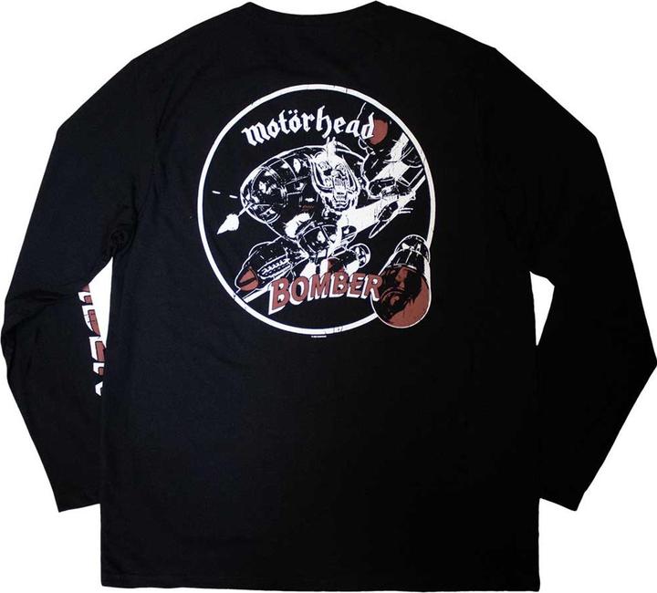Immagine prodotto Motorhead Bomber Maglietta Stampa sul Retro e sulle Maniche Manica Lunga Adulto Unisex (XL)