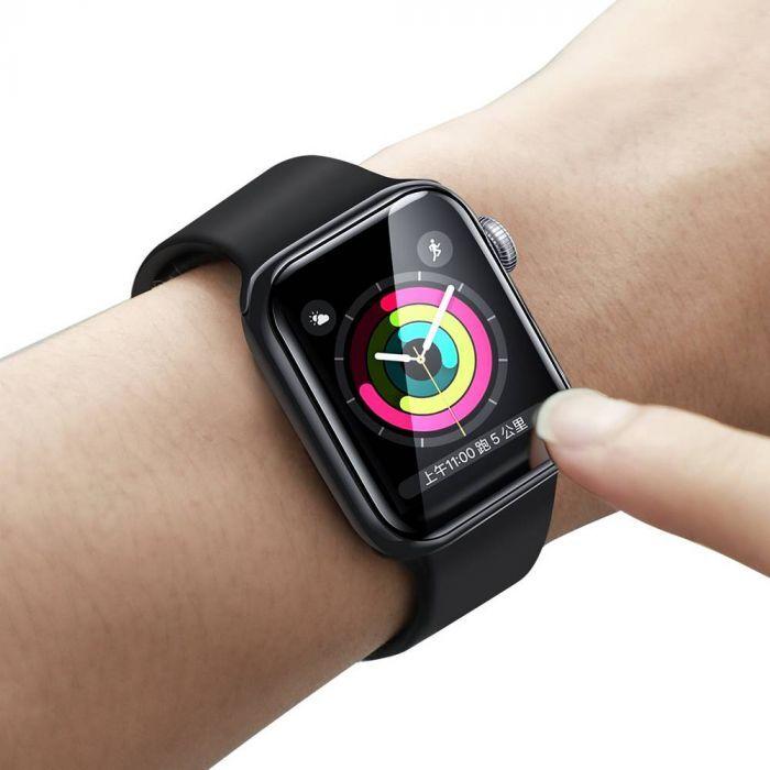 Actual product image Baseus Apple Watch 42mm Curved bulletproof glass