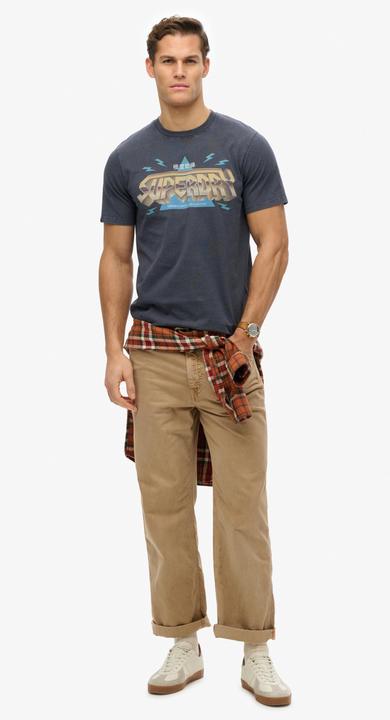 Actual product image Superdry Rock Band Logo Relaxed Tee (S)