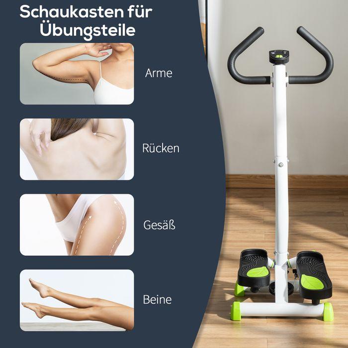 Produktbild Swisshandel24 Stepper Fitness Swing Stepper inkl. LCD Bildschirm & Handgriff