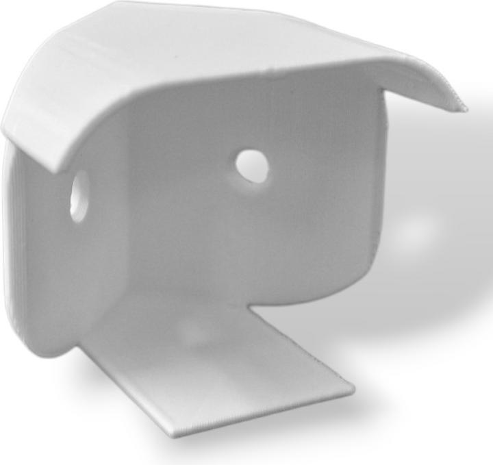 Actual product image Light Solutions Shelly - BLU Motion corner bracket