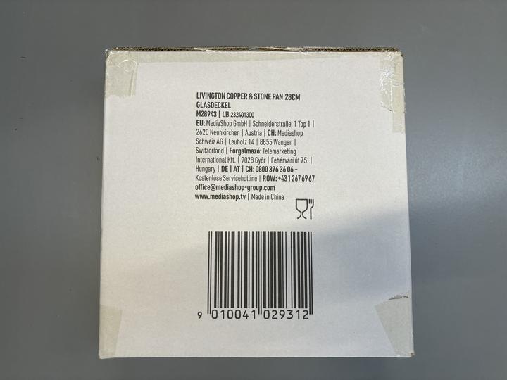 Actual product image Livington Copper & Stone Pan (24 cm, Glass)