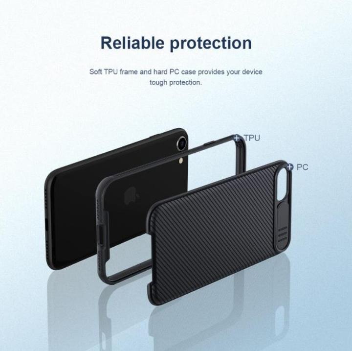 Actual product image Nillkin CamShield Series Hardcase Cover (Apple iPhone SE, Apple iPhone 8)
