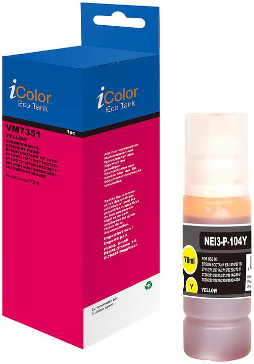 Image du produit IColor Recharge d'encre pour Epson (Y)