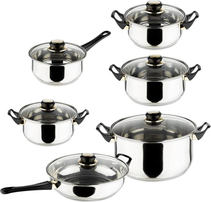 Actual product image Childhome Ensemble d'ustensiles de cuisine (Pan set + pot set, Stainless steel)