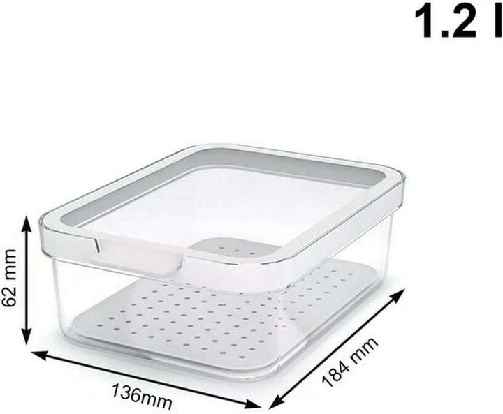 Actual product image Rotho Cauma fridge organiser