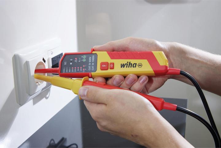Actual product image Wiha Voltage and continuity tester (CAT IV 600V, CAT III)