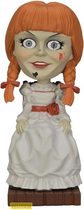 Actual product image Neca The Conjuring Head Knocker Annabelle 20 cm