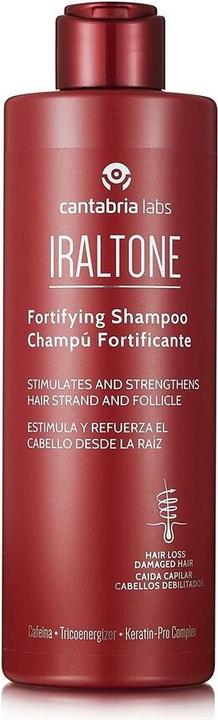 Actual product image Cantabria Labs IRALTONE Fortifying Shampoo Stimulates and Strengthens 400ml (400 ml, Liquid shampoo)