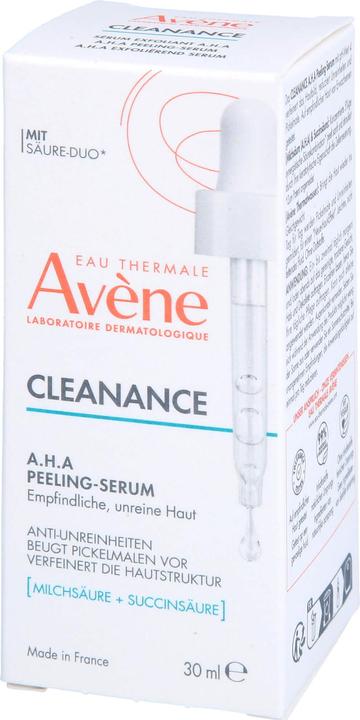 Produktbild Avène Cleanance A.H.A Peeling-Serum für empfindliche, unreine Haut, 30 ml Lösung (Peeling, 30 ml)