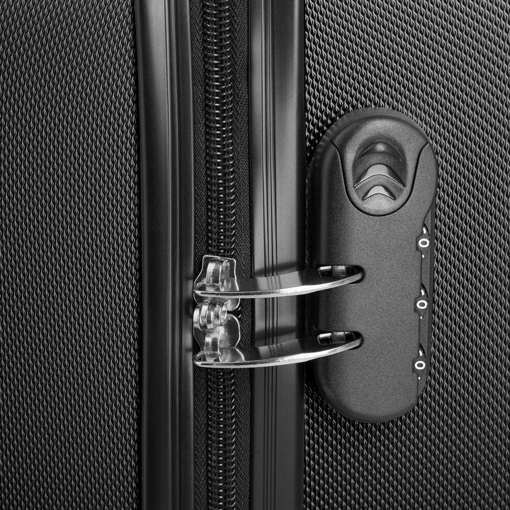 Actual product image tectake Suitcase Set Suitcases Trolley Set Trolleys Hardcase trolley (90 l, L (90 - 115l))