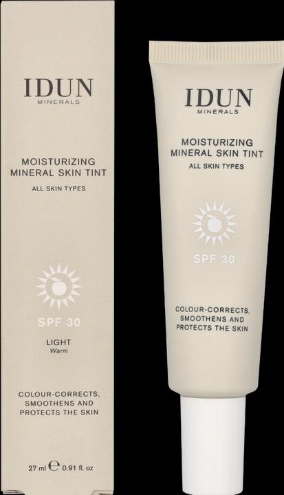 Produktbild IDUN Minerals Minerals Moisturizing Skin Tint SPF 30 Gamla Stan Light Creme (Sonnencreme, SPF 30, 27 ml)
