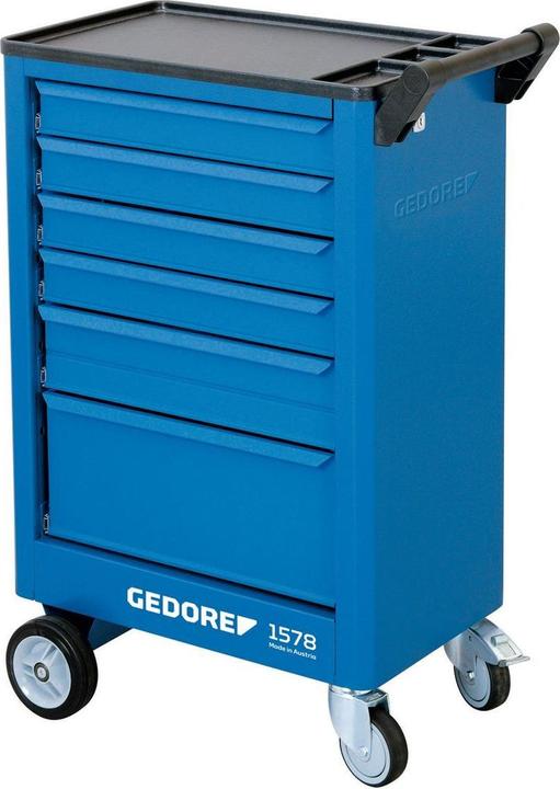 Produktbild Gedore 1578 Werkzeugwagen mit 6 Schubladen (1 x)