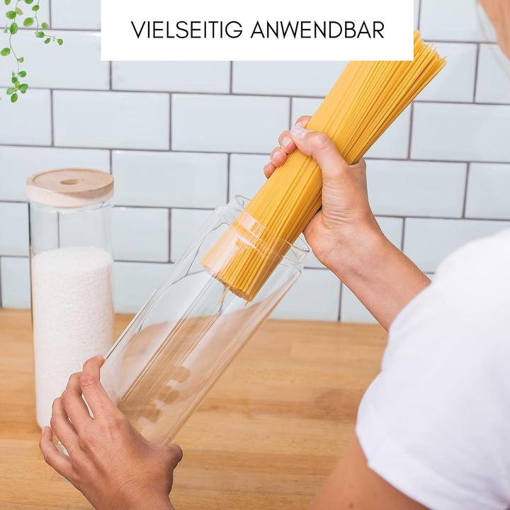 Actual product image Econovo 2-teiliges Vorratsgläser-Set für Spaghetti (1.50 l)