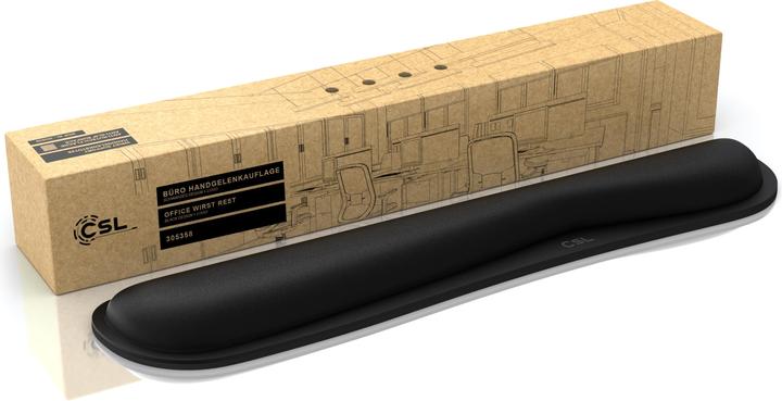 Actual product image CSL Keyboard palm rest, keyboard wrist rest, ergonomic posture, 43 cm, washable