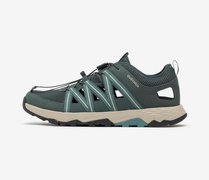 Actual product image Quechua Sandalenschuhe Trekkingsandalen Herren Wandern - NH900 Fresh grau (47)